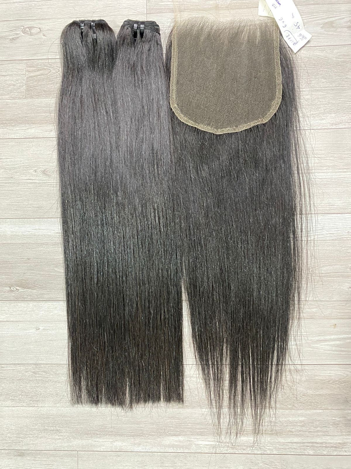 Raw Vietnamese Straight 13*4 HD Frontal