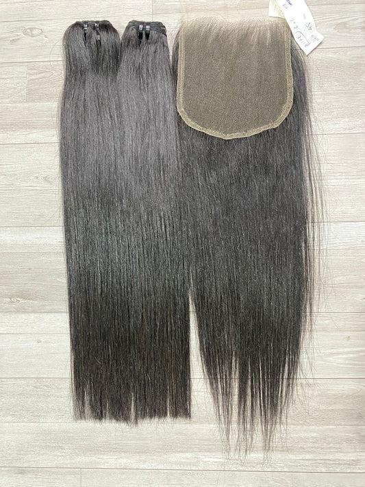 Raw Vietnamese Straight 13*4 HD Frontal